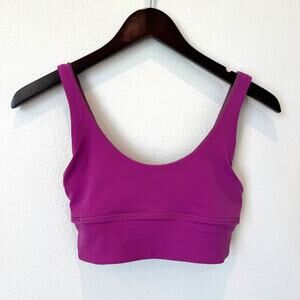 Lululemon Align Reversible Bra Light Support Vivid Plum / Vintage Plum-Size 6